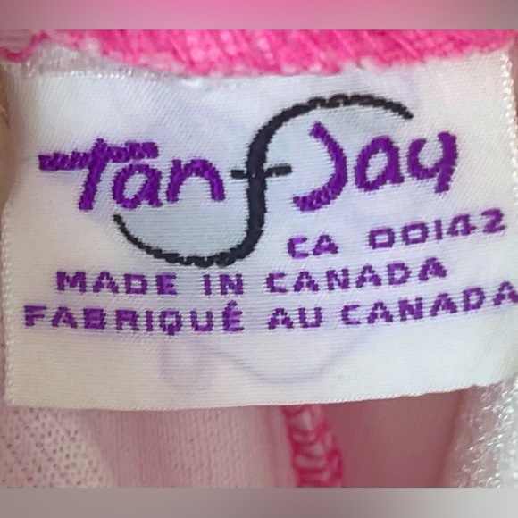 Vintage 70s 80s TanJay Pink Mid-length Above Knee A-line Skirt XS - Picture 7 of 11